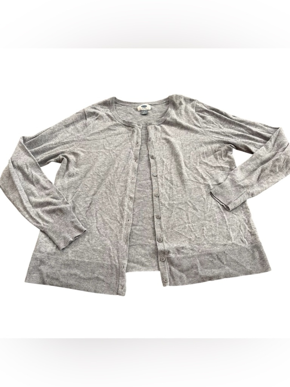Old Navy Blue Grayish Button Up Cardigan Size L Women